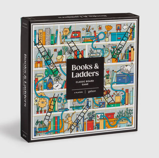 Books And Ladders Classic Board Game